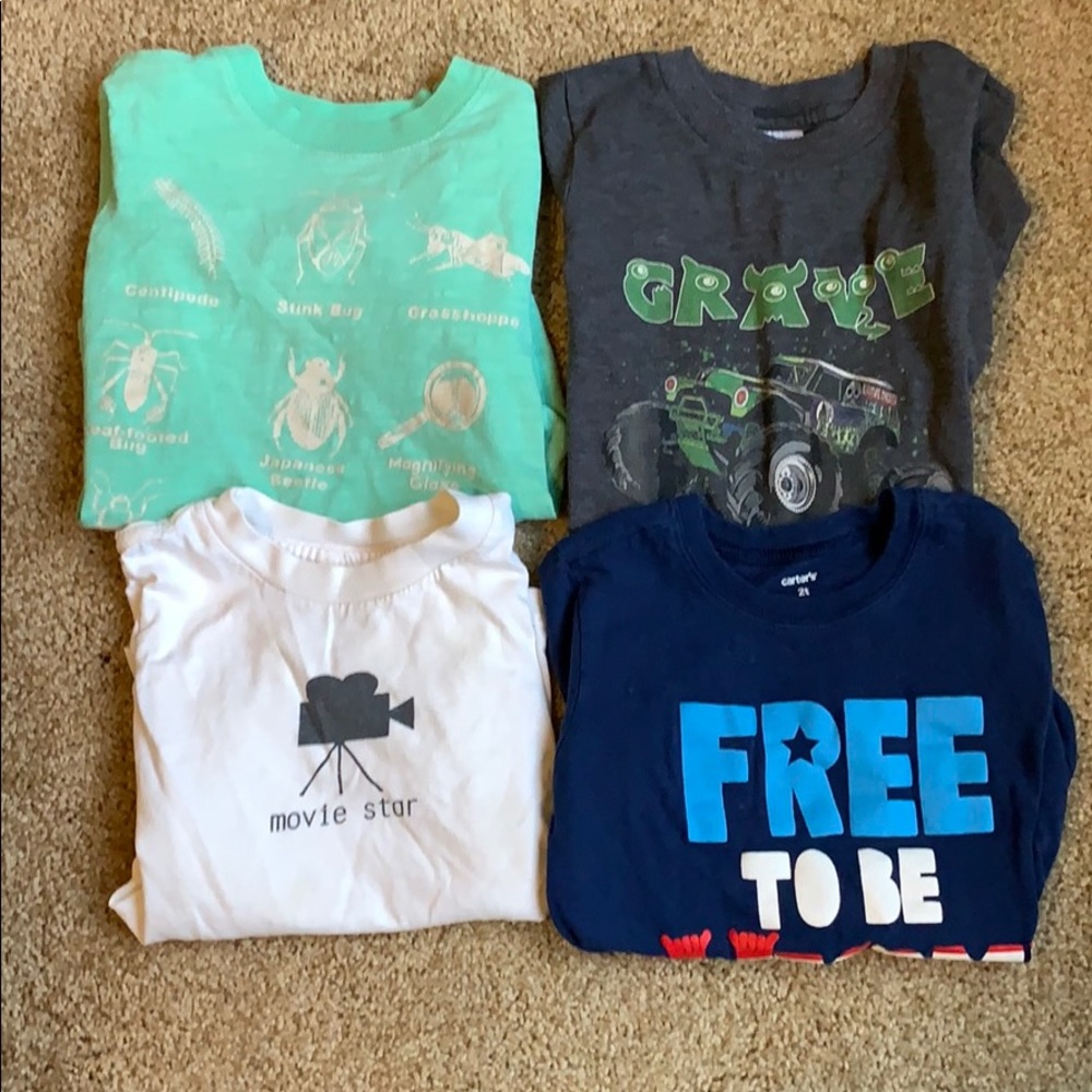 2t Boys Short Sleeve Shirt Bundle